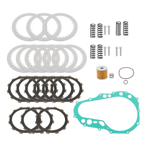 DURAFORCE Plates Kit For Suzuki QuadSport Z400 2003-2014 Heavy Duty Clutch Friction Steel