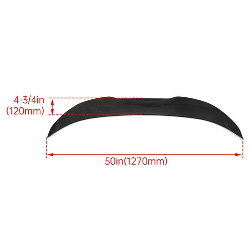 Carbon Color Highkick Trunk Spoiler for 11 17 BMW F10 528i 535i 535d 550i M5