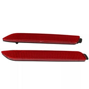 DURAFORCE Red Rear Bumper Reflector LED Stop Brake Light for Toyota RAV4 2019-2023 2x