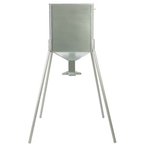 Steel 450lb Gravity Feeder Zinc Plated For Deer Turkey Big Wild Game Hunting