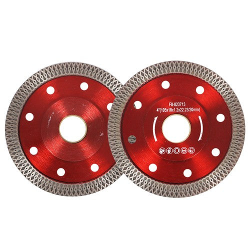 DURAFORCE 4" Dry Wet Super Thin Diamond Porcelain Saw Blades Ceramic Cutting Disc Wheels
