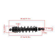 DURAFORCE 62100-19B80-019 For Kawasaki Brute Force 750i KVF750 650i KVF650 Rear Shocks ATV