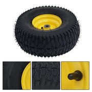 DURAFORCE 15x6.00-6 Lawn Mower and Dump Cart Wheel - 3/4 Inch Axle, 3.25 Inch Hub