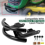 DURAFORCE 2-Bar Front Bumper Guard Lawn Protection W/ Stickers For John Deere 100 Series