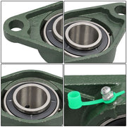 DURAFORCE UCFL206-20 Pillow Block Bearing 1-1/4" Bore 2 Bolt Flange Mounted 10Pcs