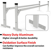 DURAFORCE For Enclosed/Open Trailer 4'-8.5' Universal Adjustable Roof Mount Ladder Rack