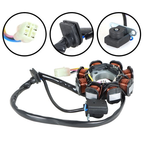 DURAFORCE Ignition Coil Spark Plug Regulator Stator 2007 - 2015 For Polaris Outlaw 50/90