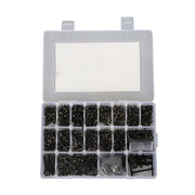 DURAFORCE 1590 pcs M3 Screw Kit with Hex Button and Socket Head Bolts, Nuts, and Washers