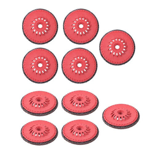 DURAFORCE 4-1/2" x 7/8" Ceramic Grinding Wheel Type 29 Flap Discs 10 Pack 60 Grit