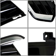 DURAFORCE Front Fog Lamp Cover For Cadillac XT5 2017-2019 Black New Driver+Passenger Side