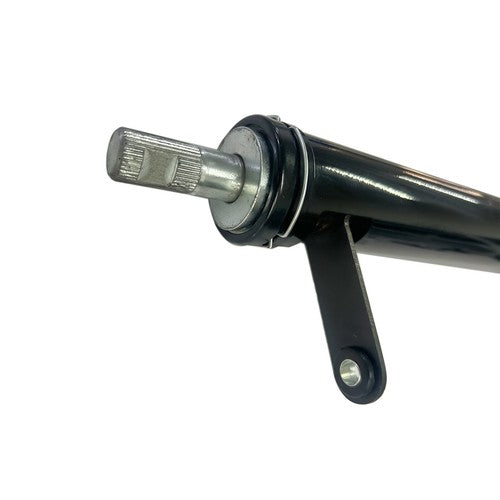 DURAFORCE Set of 35'' Black Tilt Steering Column Manual Floor Shift Without Key & Adapter
