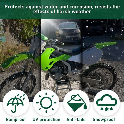 DURAFORCE 7PCS Plastic Kit Restyle Fairing BodyWork Set For KAWASAKI KX125 KX250 1999-2002