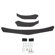 DURAFORCE For Honda Civic Front Bumper Lip Spoiler Splitter Body Kit Diffuser Black