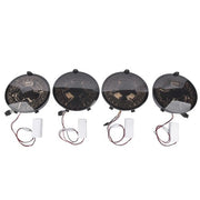 DURAFORCE 4Pcs LED Brake Tail Lights Black Fits for Chevrolet Corvette C6 Coupe 2005-2013