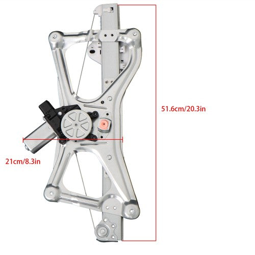 DURAFORCE For Honda Civic 2006 07-10 2011 Front Left Side Power Window Regulator w/ Motor