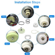 DURAFORCE For Whirlpool W10006356 AP4514410 PS2579377 W10721967 Washer Pulley Clutch Kit