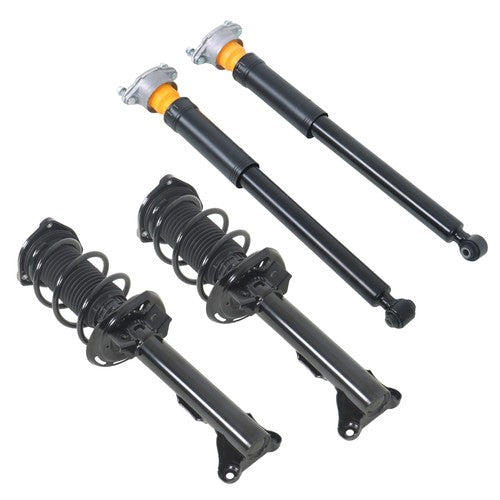 DURAFORCE 4PCS Front Complete Struts Rear Shocks 501798019 For Mercedes E350 2010-2014 RWD