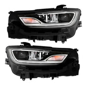 DURAFORCE Headlights Replacement Fit For Chrysler Pacifica 2021-2023 LH+RH Clear Lens LED