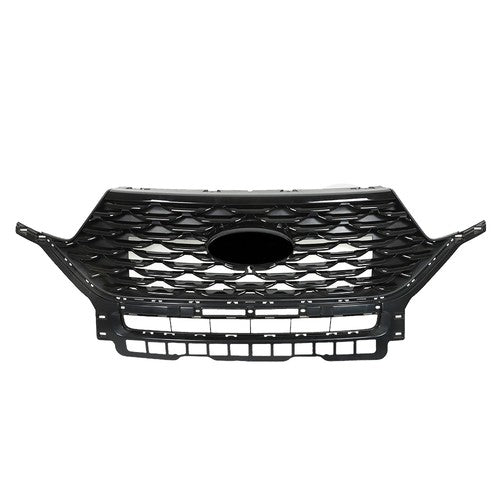 DURAFORCE For Ford Explorer 2020-2022 Replacement Front Upper Grille Grill Gloss Black ABS