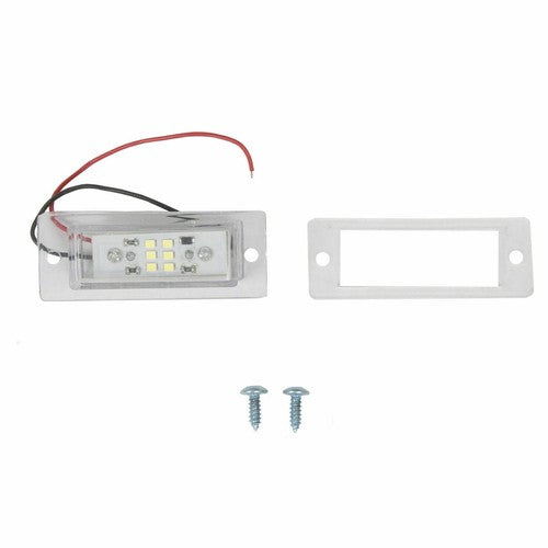 Rear Bumper Roll Pan With Led License Light For 1994-2003 Chevy Gmc S10 Sonoma