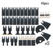 DURAFORCE 43 PCS Oscillating Saw Blades Multitool Kit for Wood/Metal/Plastics Cutting