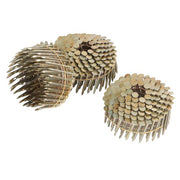 DURAFORCE 1-3/4" × 0.12" Coil Roofing Nail Galvanized 3/8" Head Diameter 15 Degree 7200Pcs