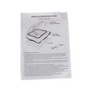 DURAFORCE For Camper Trailer Universal White 14" × 14" RV Roof Vent Fan Kit 12V 6" Blades