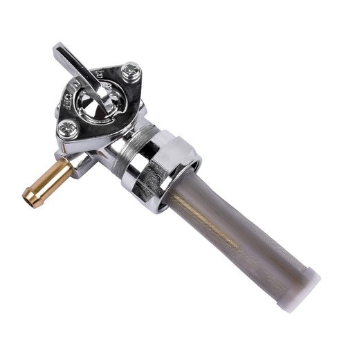 DURAFORCE Petcock Fuel Valve 22mm Right Spigot for Harley Sportster Dyna Super Glide FXD