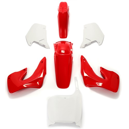 DURAFORCE For Honda CR125R CR250R 2000-2001 Plastic Complete Fairing Bodywork Fender Kit