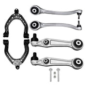 DURAFORCE 6pcs Front Lower & Upper Control Arm with Ball Joint for Tesla Model S 2012-2021
