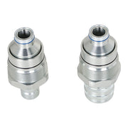 DURAFORCE Male Female Flat Face Coupler Kit For Bobcat Loader Excavator 7246790 6667807