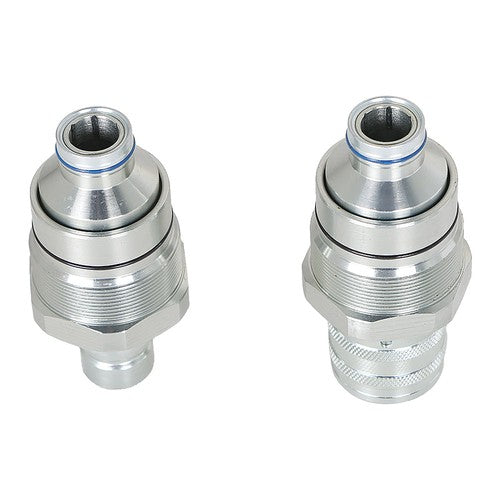 DURAFORCE Male Female Flat Face Coupler Kit For Bobcat Loader Excavator 7246790 6667807