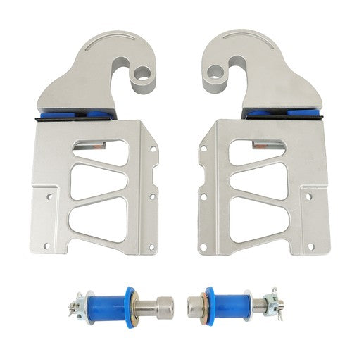 DURAFORCE Fit For Peterbilt 378/ 379 Hood Hinge Pivot Bushing Mount & Bolt Kit 13-04730L/R