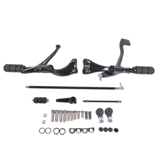 DURAFORCE Forward Controls Foot Pegs Levers Linkages For HarleySportster 883/1200 Aluminum