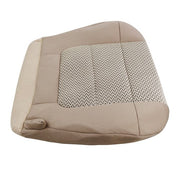 DURAFORCE Brown Two-Tone/Fabric Driver Bottom Seat Cover Suit For Ford F150 XLT 2000-2003