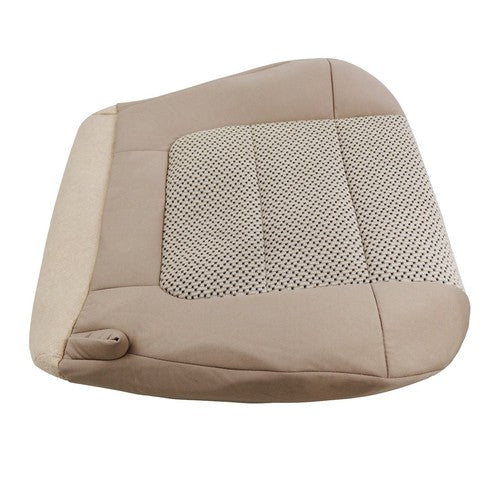 DURAFORCE Brown Two-Tone/Fabric Driver Bottom Seat Cover Suit For Ford F150 XLT 2000-2003