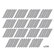 DURAFORCE Landscape Edging Anchoring Garden Stakes Lawn Yard 150 Pcs Plastic Spikes 8 Inch