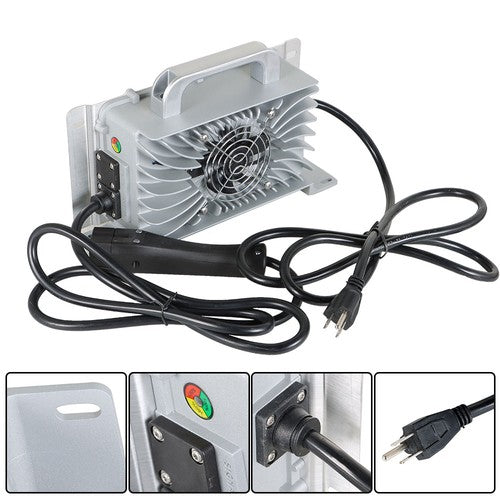 DURAFORCE 48V 15A Battery Charger For EZGO Golf Carts RXV & TXT Plug Waterproof