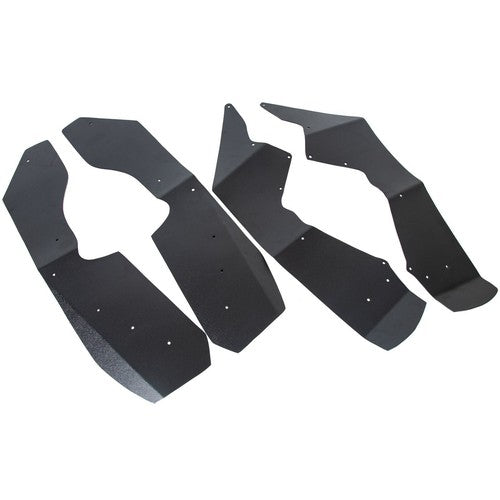 DURAFORCE Fender Flares / Extensions Black Plastic For 2009-2014 Polaris RZR S 800