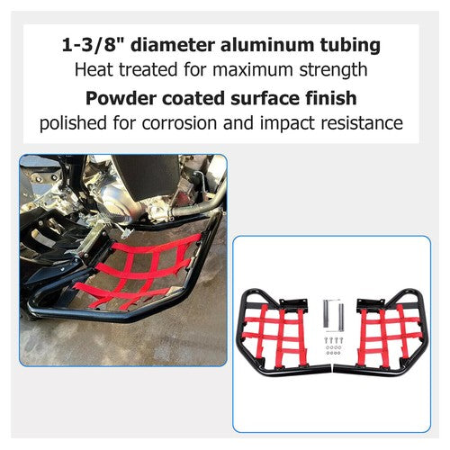 Nerf Bars Side Steps Heel Guards for Yamaha Raptor 700 700R YFM700R All Years