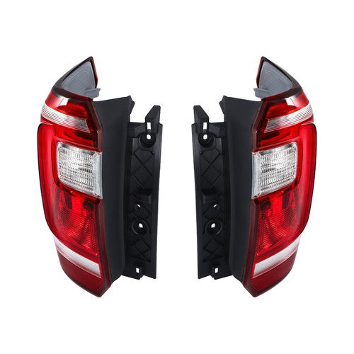 DURAFORCE For Ford Expedition 2018-2021 Right+Left Side Halogen Type Clear&Red Tail Lights
