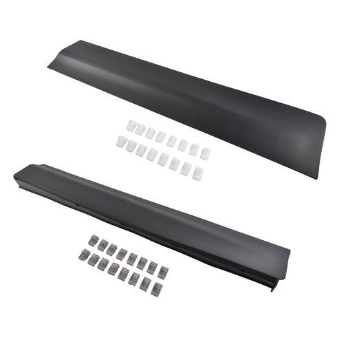 DURAFORCE Pair Rear Lower Door Trim Molding Black for Cadillac XT5 2017-2025 Left & Right