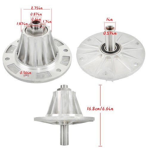 DURAFORCE Spindle Assembly 4115849 4165022 For Woods RZ2052B RZ1848B For Bob-Cat ZT200