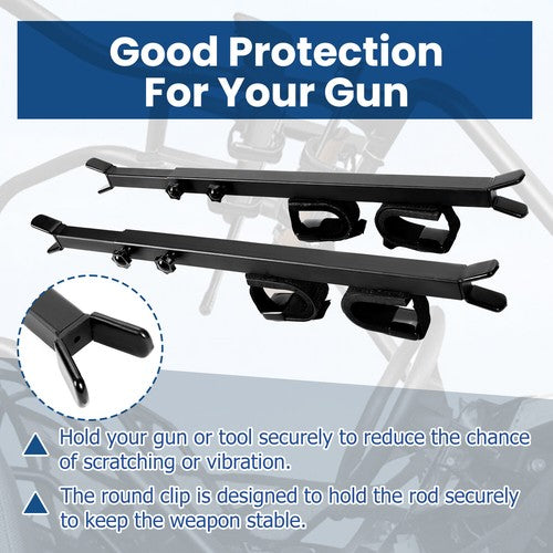 Overhead Roof Gun Rack Carrier Holder for Honda Pioneer Polaris Ranger Can Am