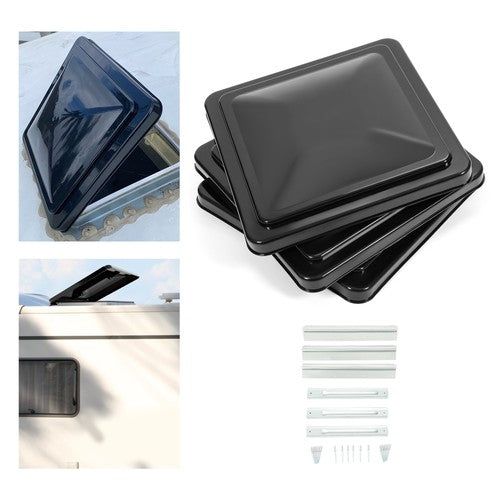 DURAFORCE 2 Roof Vent Cover 14" x 14" Replacement Lid For Camper RV Trailer Motorhome
