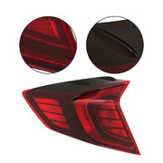 DURAFORCE Red Tail Light For Hyundai Sonata 2020-2022 Outer Lamp LH/Driver LED Rear Chrome