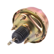 DURAFORCE 7" Zinc Street Rod Rat Rod Power Brake Booster w/ Bail Top Master Cylinder Kit