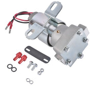 DURAFORCE Universal High Volume Ford Chevy Mopar Electric Fuel Pump 97GPH Chrome F53001C