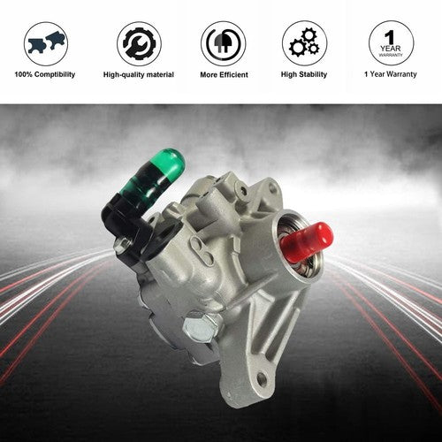 DURAFORCE Power Steering Pump For 06-11 Honda Civic DX EX LX 1.8L L4 56110RNAA01