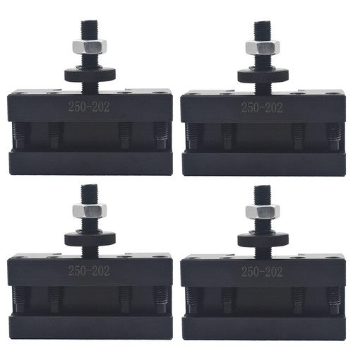 DURAFORCE 4Pcs BXA #2 Quick Change Turning Facing & Boring Tool Post Holder 250-202